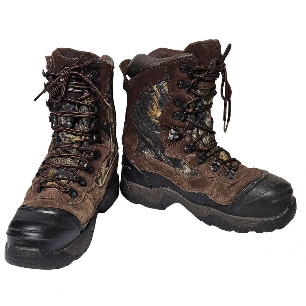 Rocky 3655 Hunting Boots Youth 7W Brown Camo 1200g Thinsulate Insulated Rugged